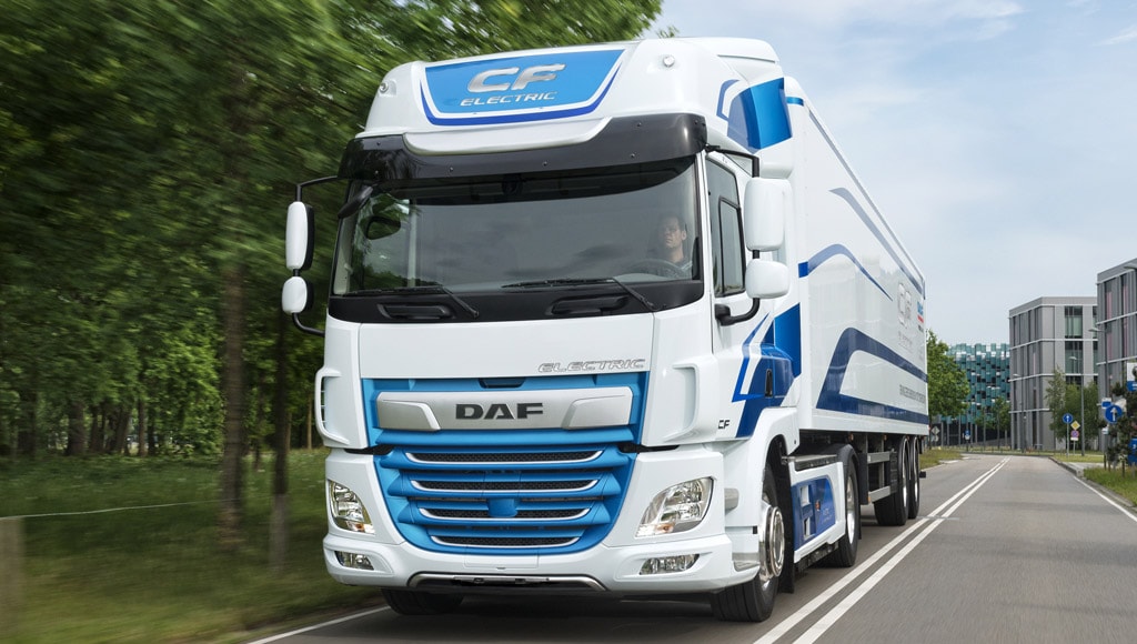 Немецкие электрические грузовики DAF